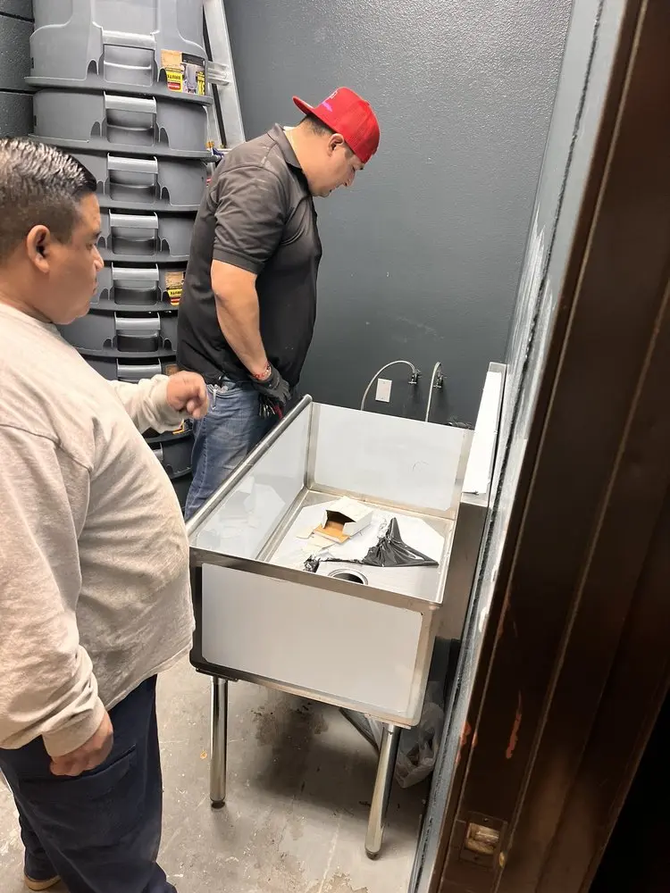 Commercial plumbing and sink installation in Jacksonburg